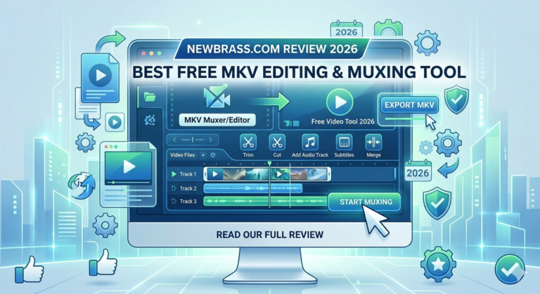 NewsBrass.com Review 2026 – Best Free MKV Editing & Muxing Tool