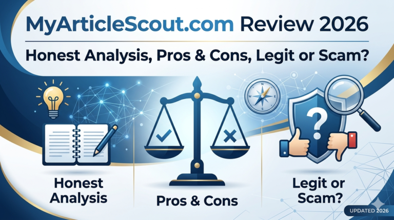 MyArticleScout.com Review 2026 Honest Analysis, Pros & Cons, Legit or Scam?