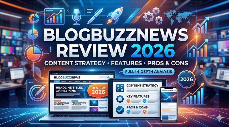 BlogBuzzNews Review 2026 Content Strategy, Features, Pros & Cons